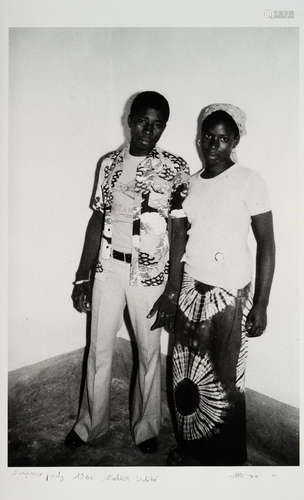 'Surprise Party' & 'Studio' 61 x 61cm (24 x 24in) each. Malick Sidibé(Malian, 1935-2016)