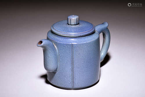 YIXING ZISHA GLAZED TEAPOT