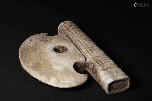 STONE CARVED 'AXE' ORNAMENT