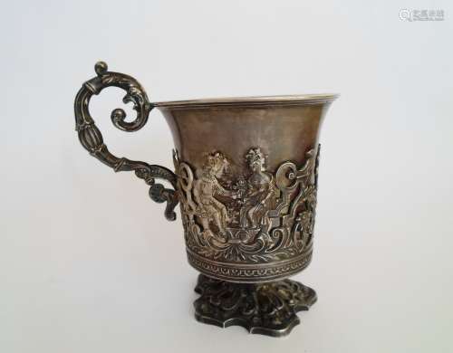 An Imperial Russian Silver Cup, 18 Century.