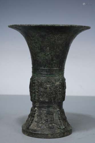 A Bronze Ritual Wine Vessel