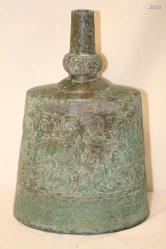 An Extremely Rare Imperial Ritual Bronze Bell