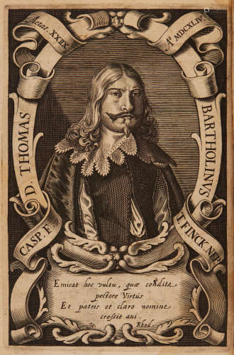 Institutiones Anatomicae. Leiden: F, Hack, 1645. BARTHOLINUS, THOMAS. 1616-1680.
