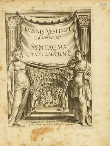 Syntagma Anatomicum.  Padua: Paolo Frambotti, 1647. VESLING, JOHANN. 1598-1649.