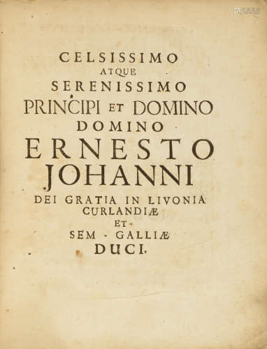 Hydrodynamica, sive de viribus et motibus fluidorum commentarri.  Strassburg: Johann Heinrich Decker [for] Johann Reinhold Dulssecker, 1738. BERNOULLI, DANIEL. 1700-1782.