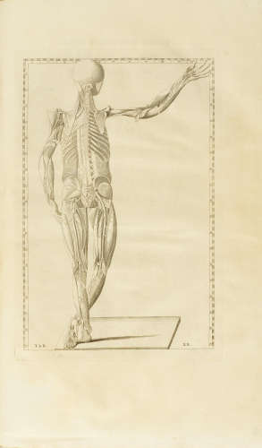 Explicatio tabularum anatomicarum Bartholomaei Eustachii.  Leiden: Johannes and Herman Verbeek, 1761. ALBINUS, BERNHARD SIEGFRIED. 1697-1770.