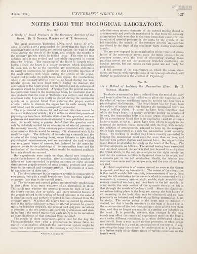 Group of 10 items, comprising: 1. Physiological Papers. Baltimore: Johns Hopkins Press, 1895. 4to. Publisher's blue cloth gilt. MARTIN, H. NEWELL. 1848-1896.