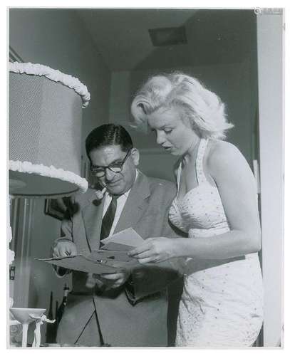 Marilyn Monroe and Sidney Skolsky