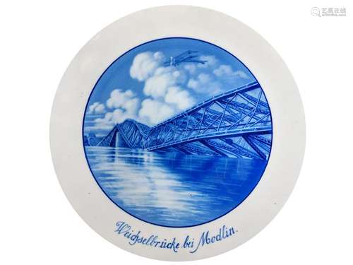 GERMAN WW II MEISSEN LUFTWAFFE PLATE