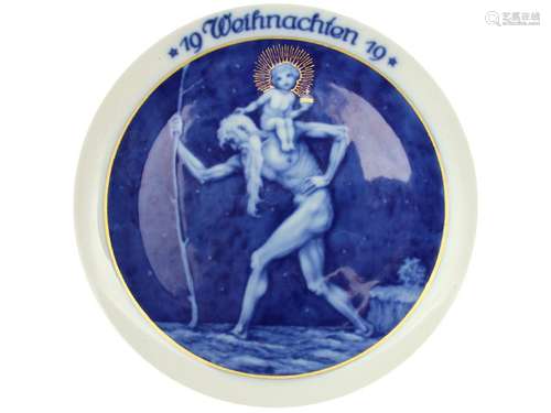 ROSENTHALE WEIHNACHTSTELLER 1919 PLATE