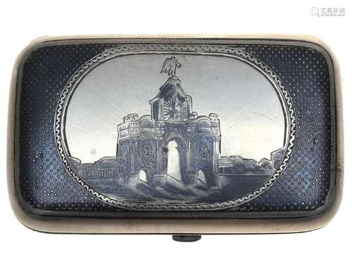 ANTIQUE IMPERIAL RUSSIAN CIGARETTE CASE, 19TH C.