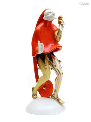 A PORCELAIN FIGURINE MEPHISTOPHELES, 1923