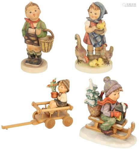 (4x) Piece lot of  Hummel figurines.