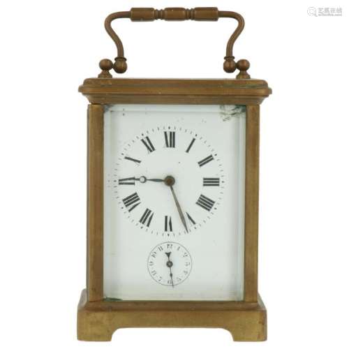 Carriage clock with alarm clock function