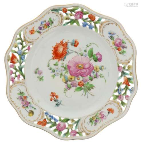 Porcelain plate.