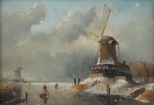 Dutch School, 20th Century, oil on panel