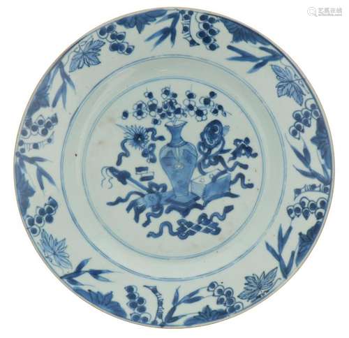 Porcelain plate.