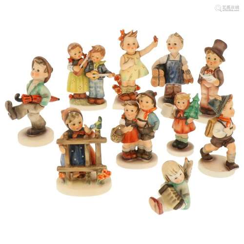 (10x) Hummel figurines.