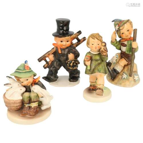 (4x) Piece lot of Hummel figurines.