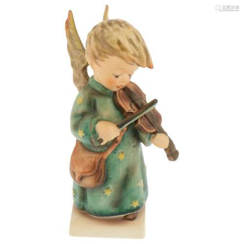 Hummel figurine violin-playing angel.