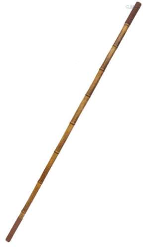 Bamboo fighting stick.