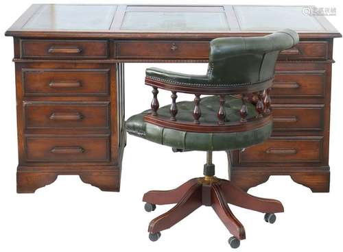 Partner Desk & Swivel Chair.