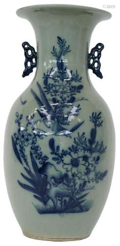 Baluster vase.