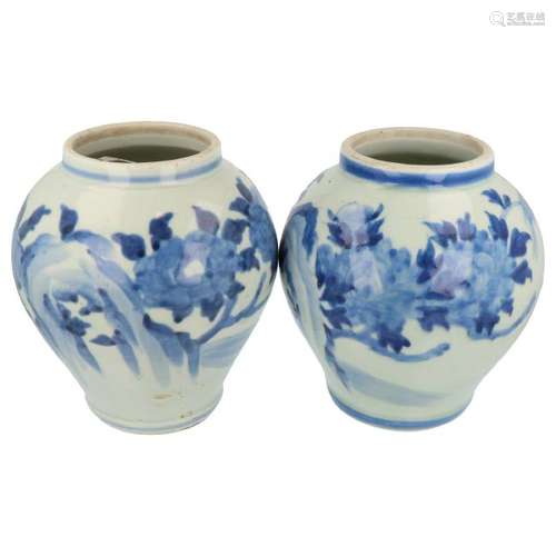 (2x) vases.