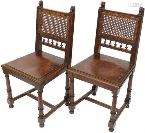 (2x) Dining chairs.