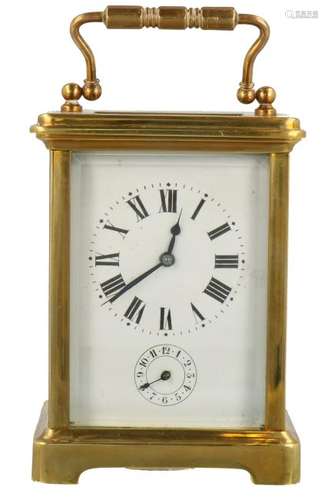 Carriage clock with alarm clock function