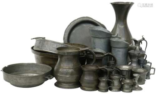 Lot Pewter items