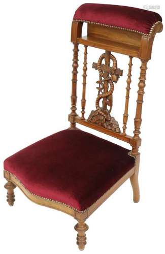 Prayer chair.