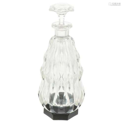 Crystal decanter.