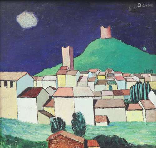 Gerrti Kwakkelstein (1916 - 2000), oil on canvas.