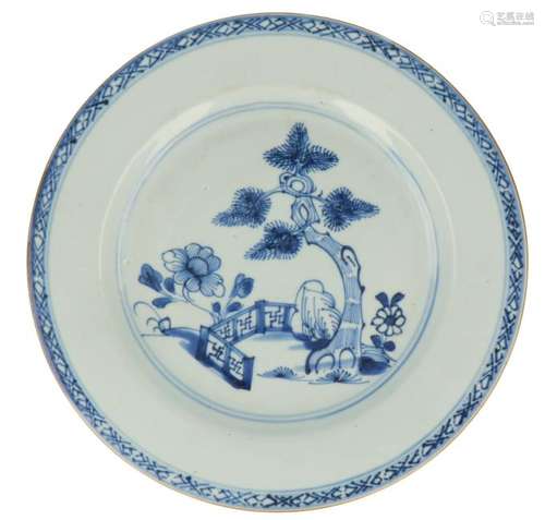 Porcelain plate.