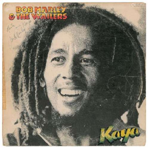 Bob Marley Signed Album