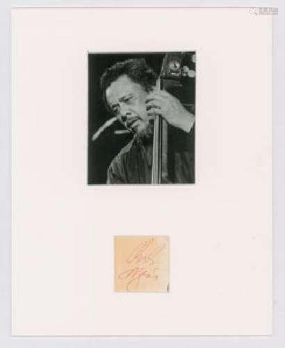 Charles Mingus Signature