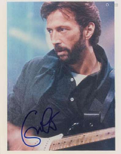 Eric Clapton Signed Photograph