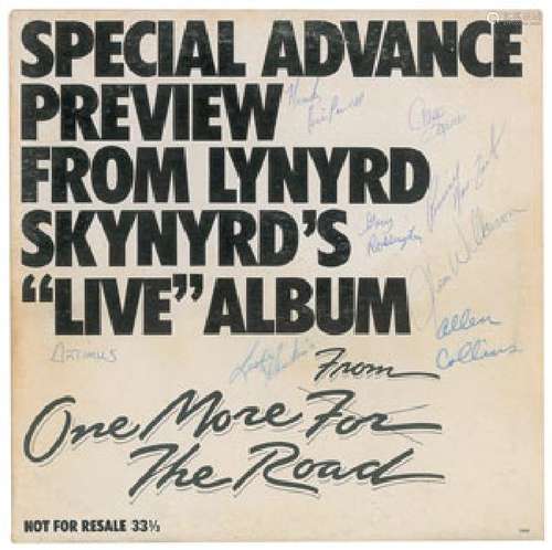 Lynyrd Skynyrd Signed Album