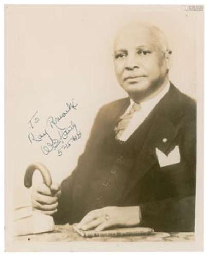 W. C. Handy Signed Photograph