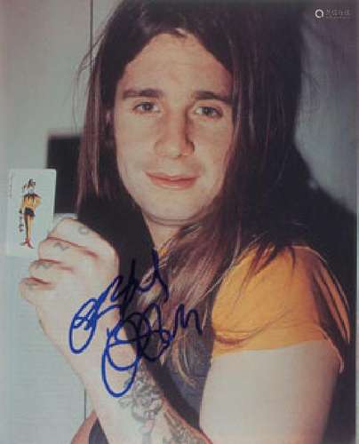 Ozzy Osbourne Signed Photograph