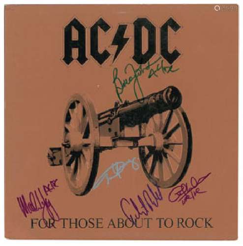 AC/DC Signed Album