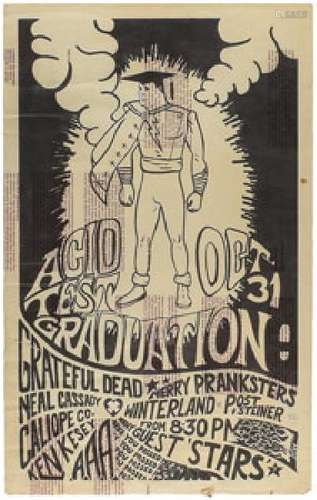 Grateful Dead Test Run Poster for Halloween 'Acid Test'