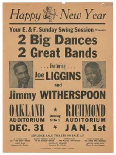 Jimmy Witherspoon and Joe Liggins Group of (3) Oakland