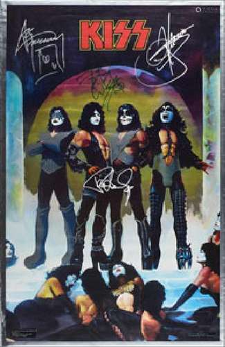 KISS Signed Poster