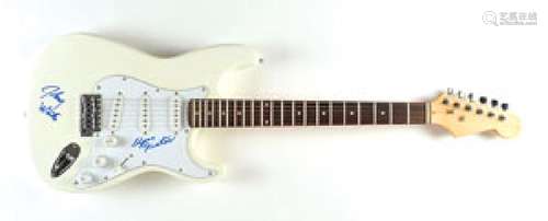 Johnny and Edgar Winter Signed Guitar