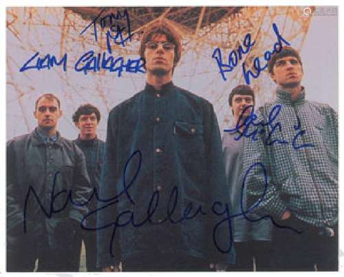 Oasis Signed Photograph