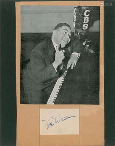 Fats Waller Signature