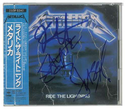 Metallica Signed CD