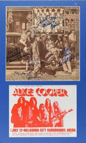 Alice Cooper Signed Album